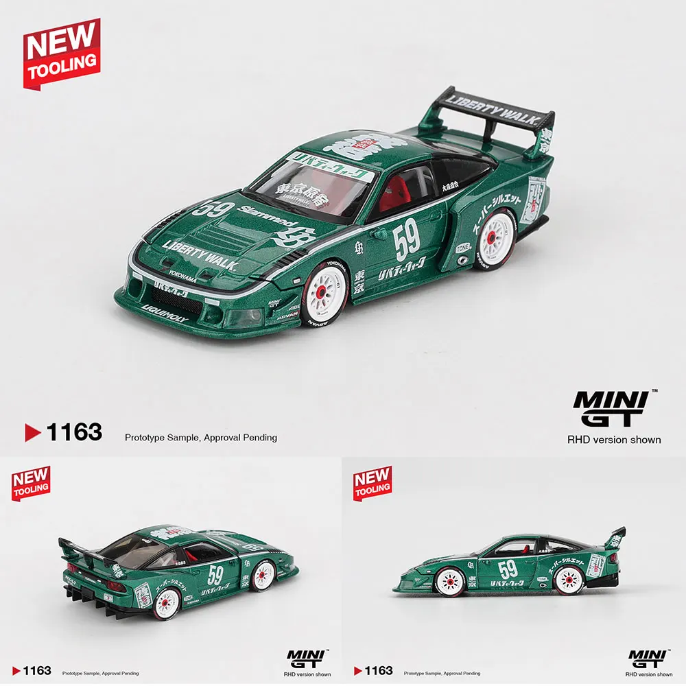 

Presale MINIGT 1/64 Nissan LB-Super Silhouette 180SX Diecast Model Car High Performance Model Gift for Boys Adults