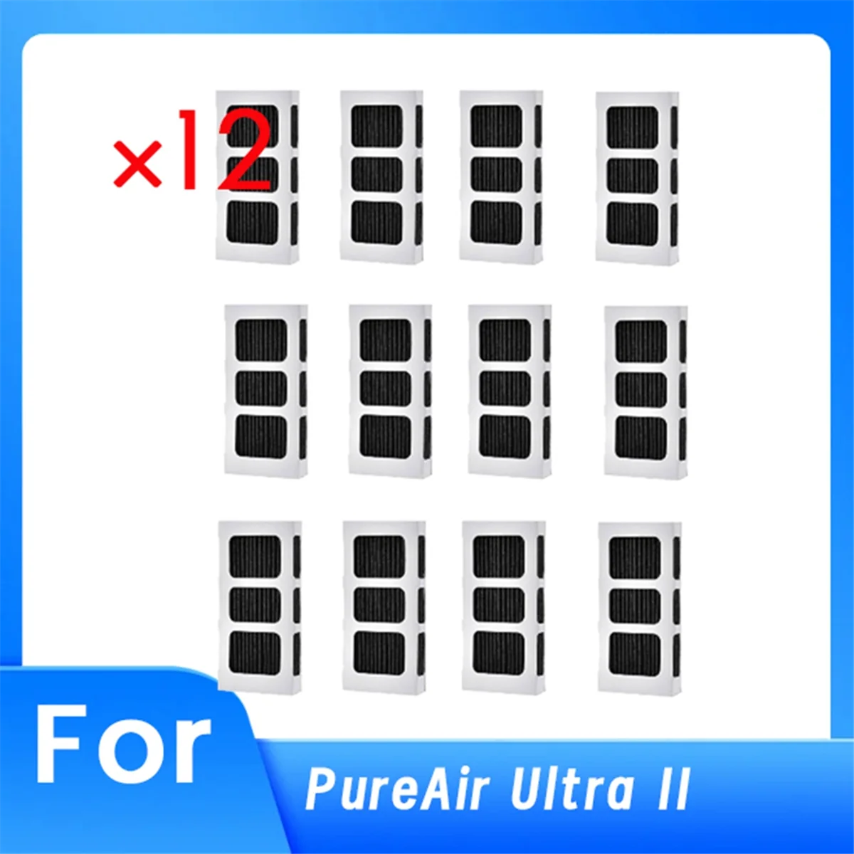 

ABAB, 12 шт., сменный воздушный фильтр для холодильника PureAir Ultra II PAULTRA2, сменный воздушный фильтр для холодильника