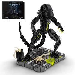 MOC Movie Alien Monster Bouwstenen Model Alien Kwijlen Monster DIY Bricks Montage Speelgoed Kinderen Creatief Speelgoed Verjaardagscadeautjes