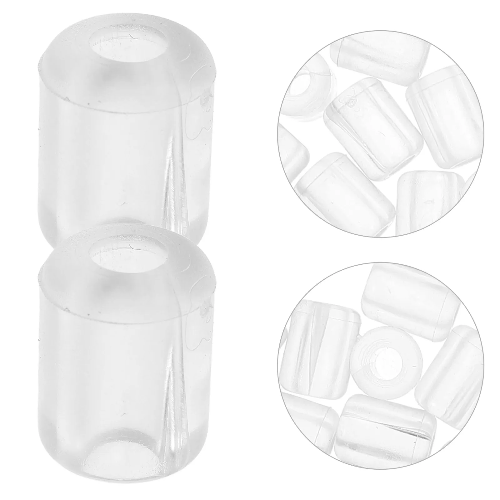 90pcs Pegboard Peg Locks PVC Hook Stoppers for Retail Display and Inventory Organization