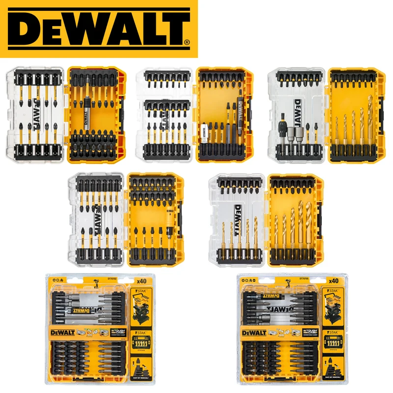 DEWALT Drill Drive Screwdriving Bit Set Portable Dustproof Moisture-Proof Convenient Box Series Power Tool Accessories