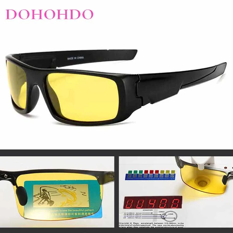 

2026 Night Vision Glasses Driver Driving Night Vision Glasses UV400 Driving Yellow Lens Classic Anti Glare Driver Safety Goggles