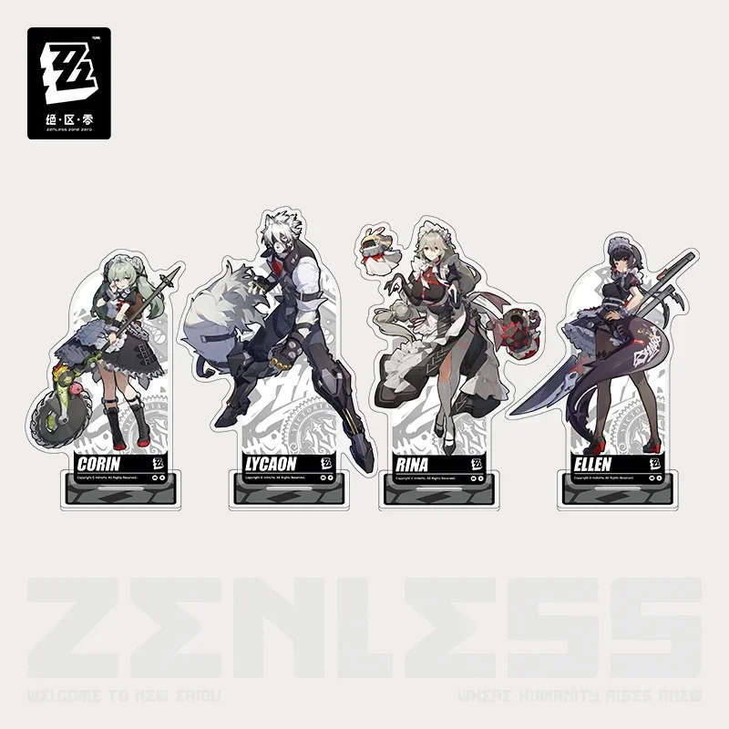 Zenless Zone Zero Official Merch Victoria Housekeeping Acrylic Stand Corin Wickes Alexandrina Sebastiane Von Lycaon Ellen Joe