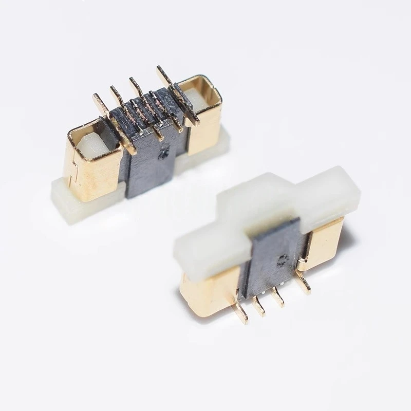 1pcs Fpc Connector 4p5p6p8p10p12p14p16p28p0.5mm Pitch Offset Foot Vertical Patch Socket