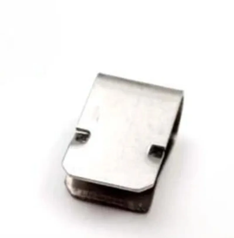 25pcs Stainless Steel Spring U Clip Silver Tone 21.4mm X 12mm