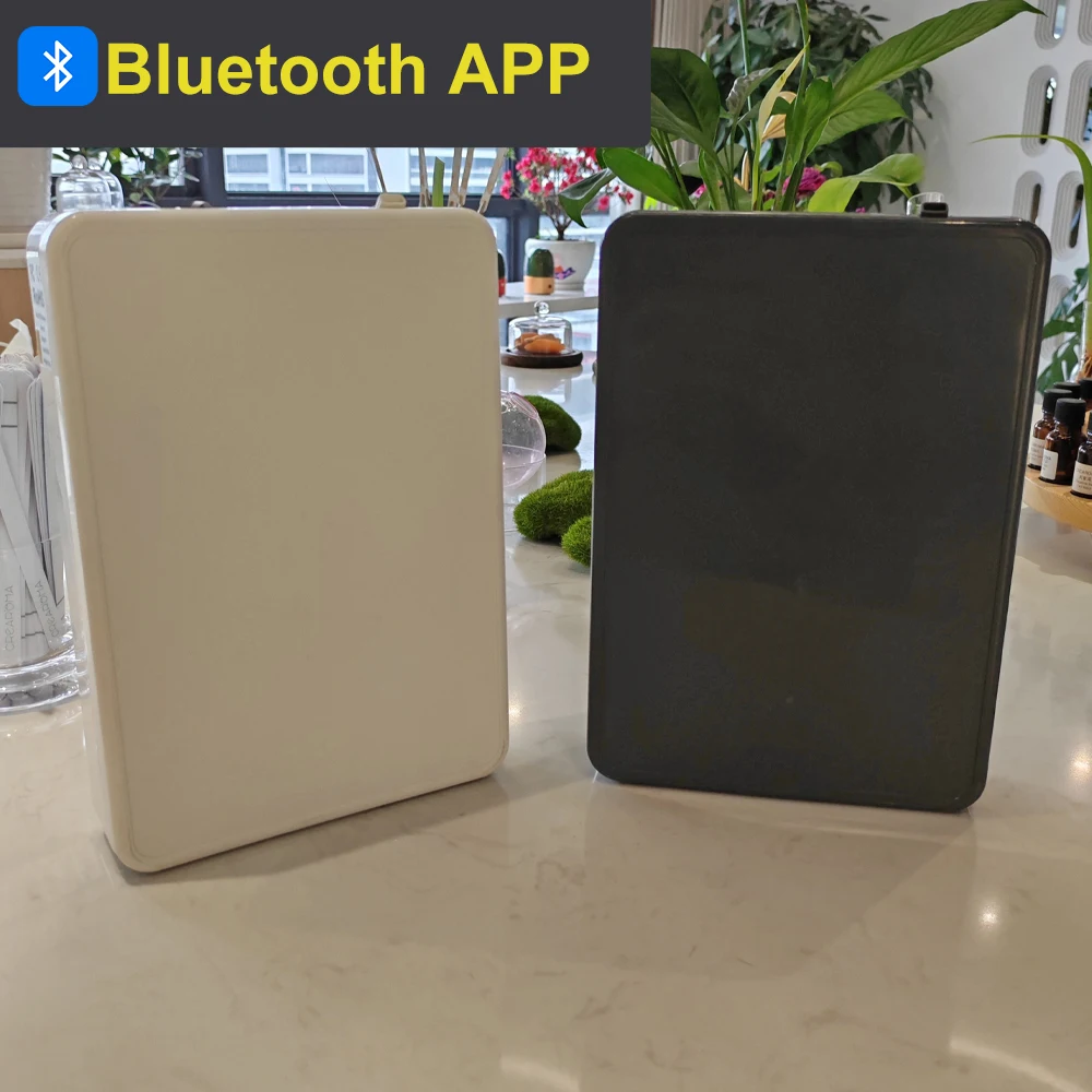 Smart Aroma Diffuser Bluetooth Essential Oil Diffuser Battery Aroma Diffuser Wall Mounted Scent Machine Home Hotel Freshener