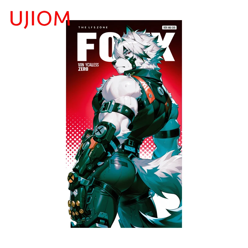 UJIOM Von Lycaon Wall Sticker Wallpapers Zenless Zone Zero Anime Fanart Bedroom Closets Decals Waterproof House Decoration