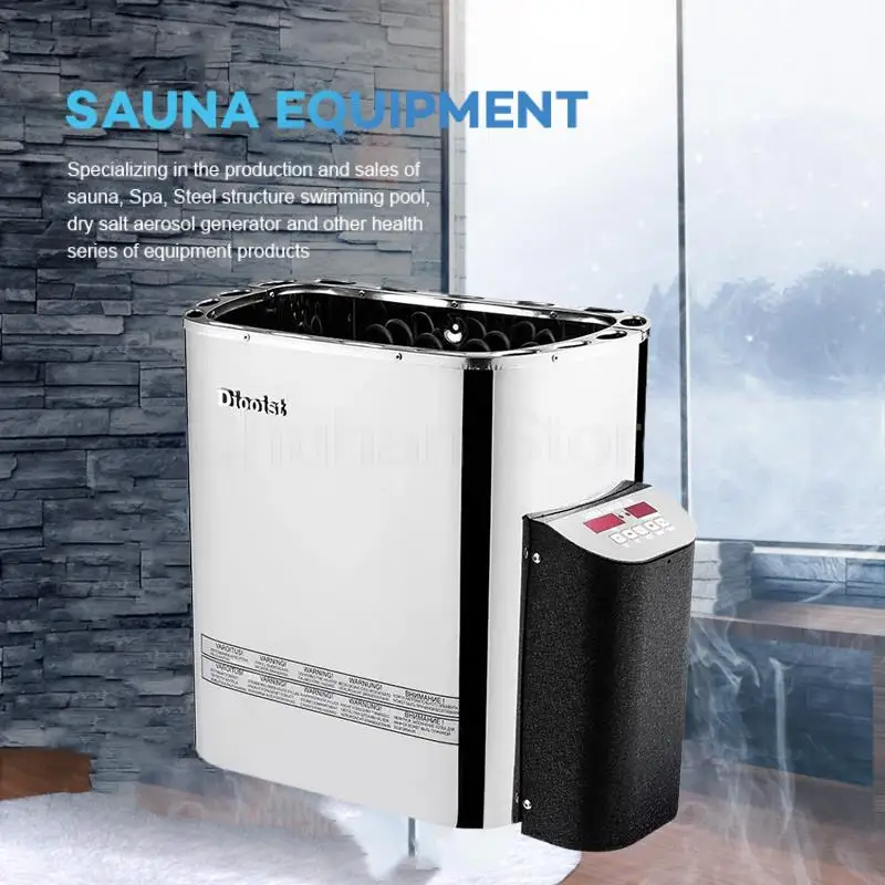 Réchauffeur électrique de sauna de poêle de sauna de contrôleur intérieur d'acier inoxydable de la série SAC-N 4.5KW pour le centre de sauna de pièce