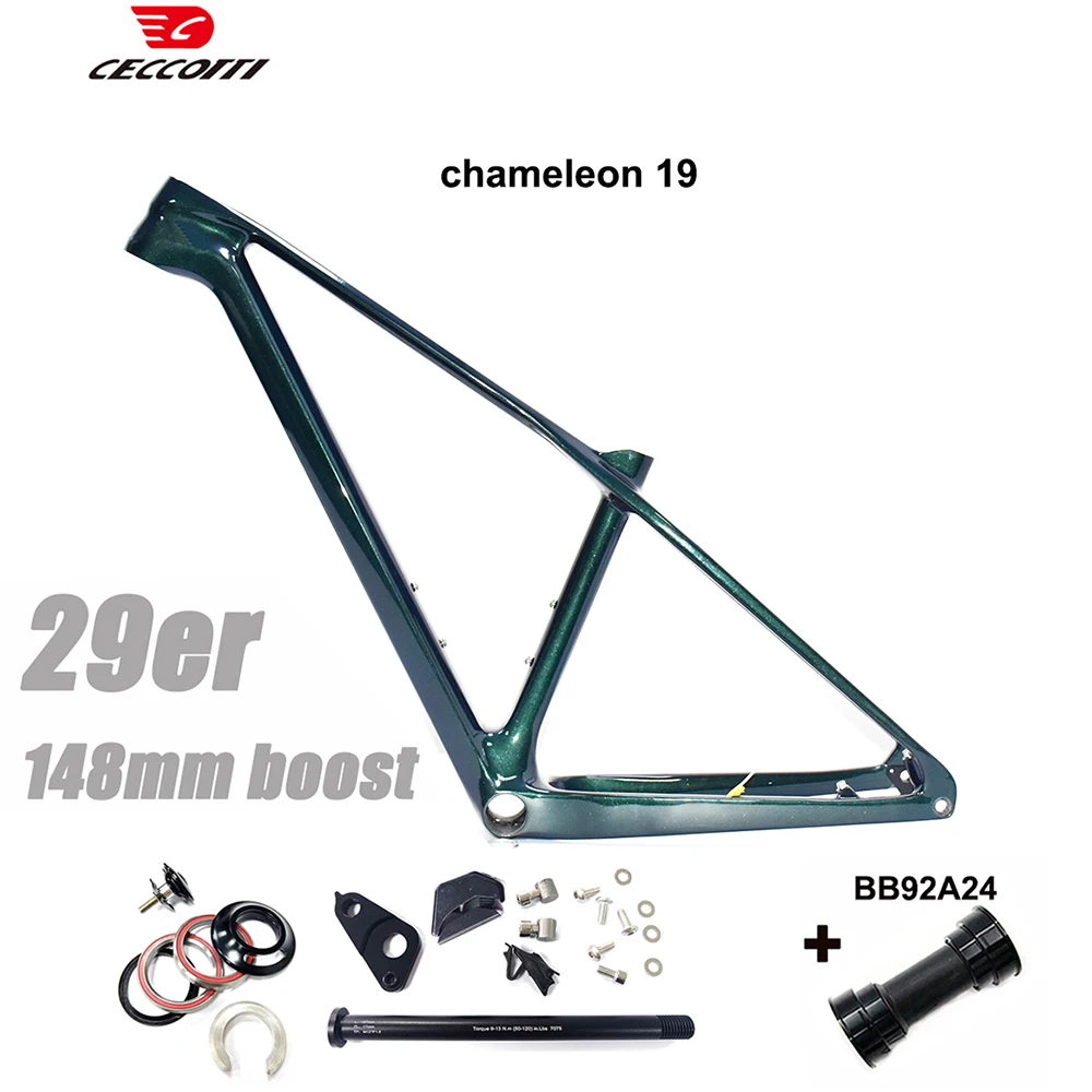 

Рама горного велосипеда CECCOTTI, полностью внутренние Кабельные рамы MTB Chameleon 29er