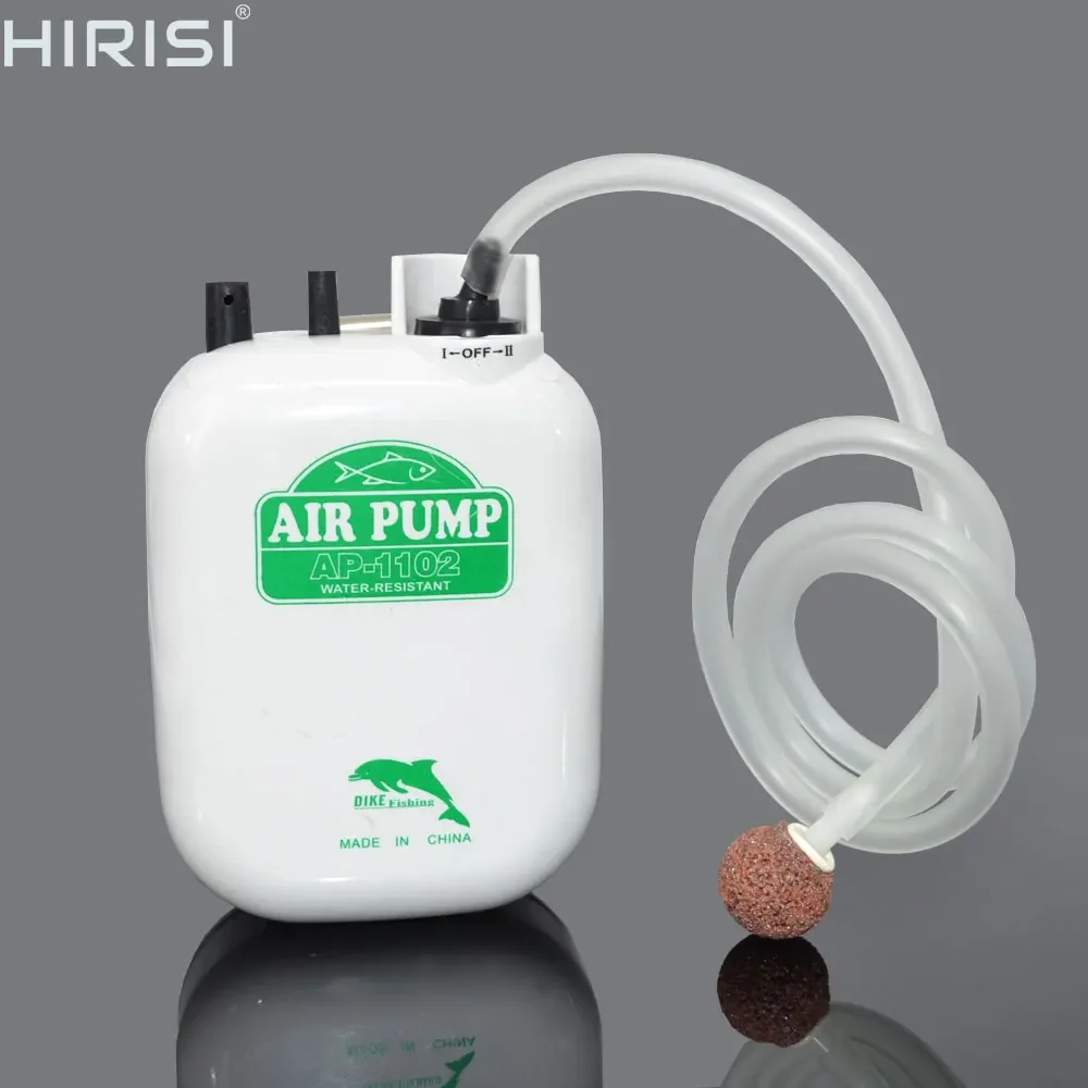 Wasserbeständige große Batterie Angeln Luftpumpe Angeln Sauerstoff Pumpe Aquarium Luftpumpe – Detail 1
