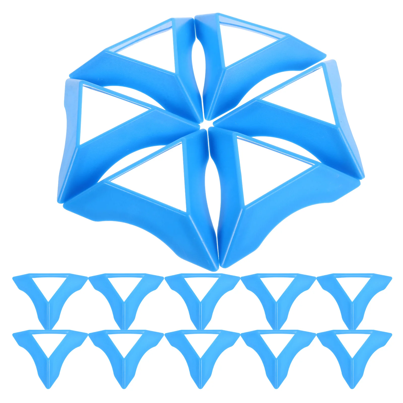 

20Pcs Holder Stable Triangle Base Stand Colorful Puzzle Cube Display Organizer for Home Office Competition