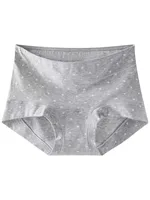 3PCS women's flat-angle small floral underwear extended crotch mid-waist skin-friendly and breathable boxer underwear 5