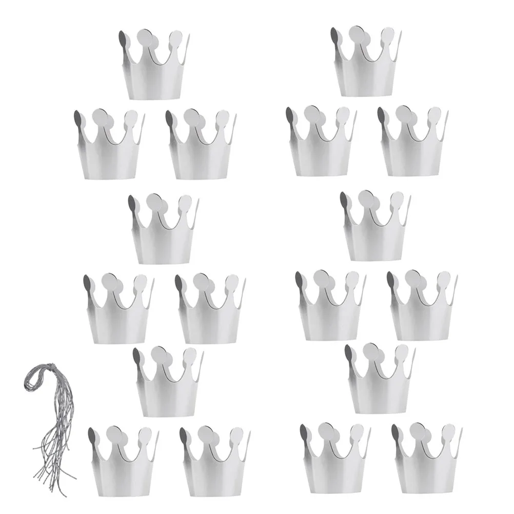 

20 Pcs Birthday Hat Supplies Party Decoration Crown Hats Crowns Paper Bonnet