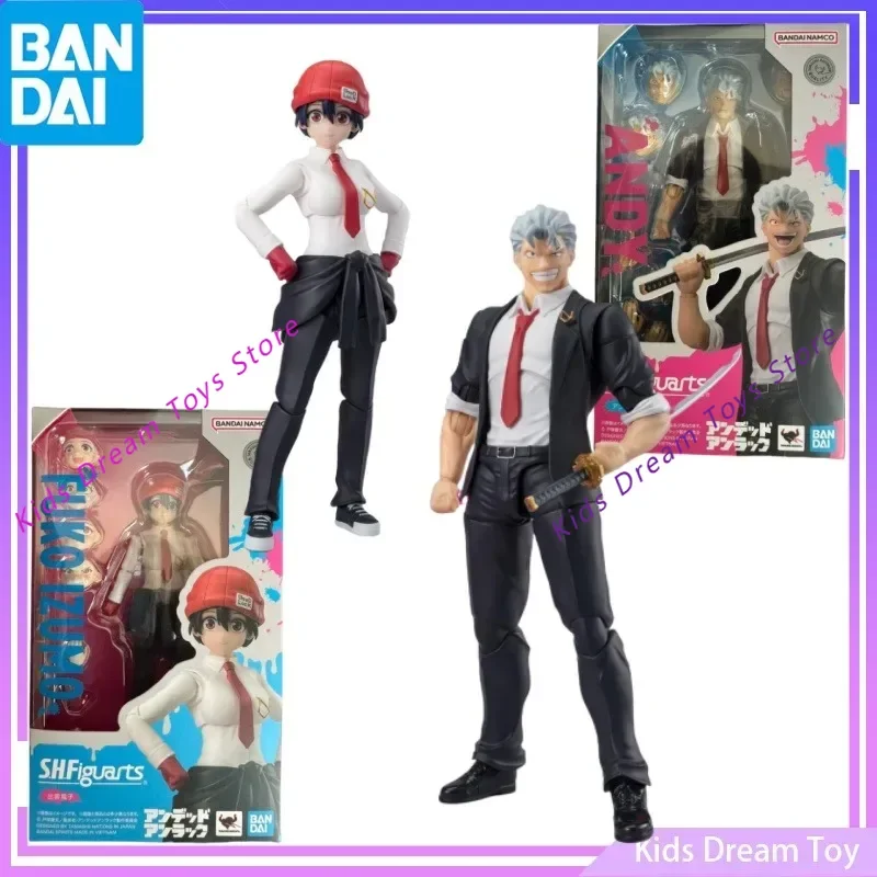 Bandai-figuras de acción originales de S.H.Figuarts, Undead, Unluck, ANDY & FUKO, IZUMO, modelo coleccionable, regalos para niños