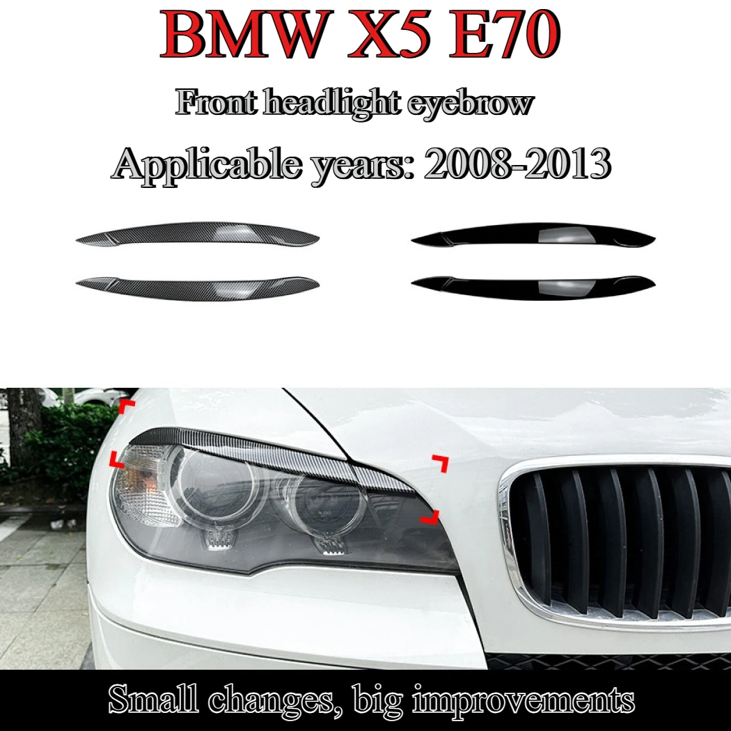 

For BMW x5 e70 2008-13 Eyebrow Headlights Stickers Exterior Accessories