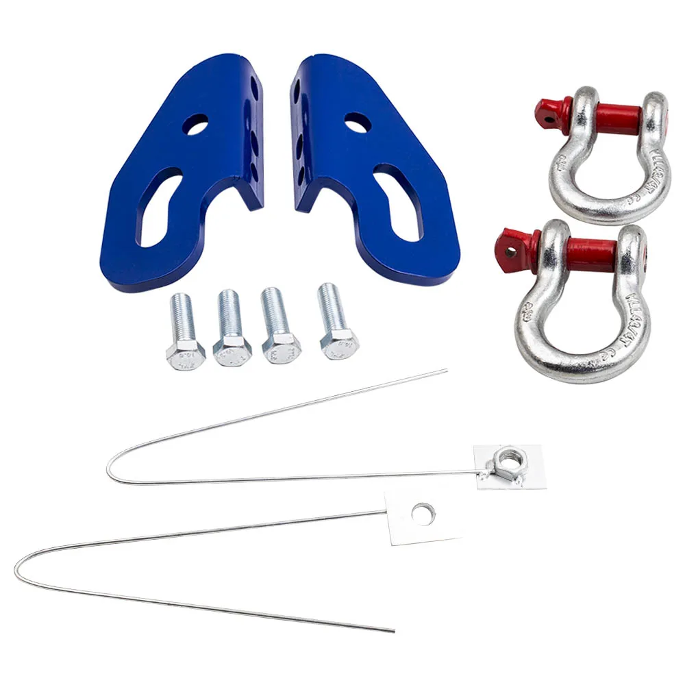 

Tow Points W/shackles For Nissan Patrol Gu Series 3, 4, 5 10mm Steel 5000kg