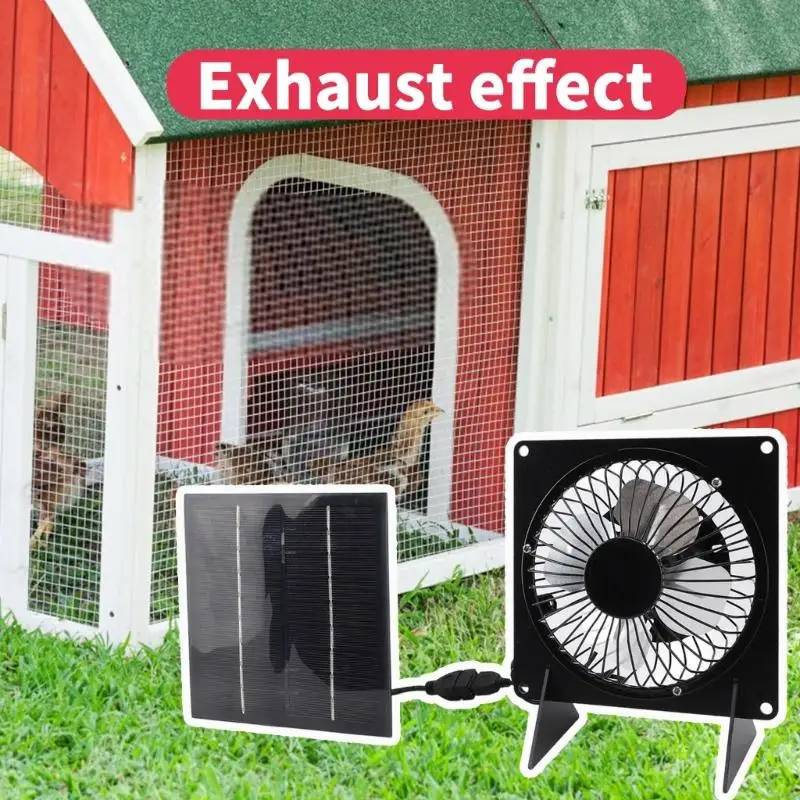 مروحة العادم Y98B لمحطات الدجاج ، وهي ألعاب شمسية مقاومة للماء في الهواء الطلق