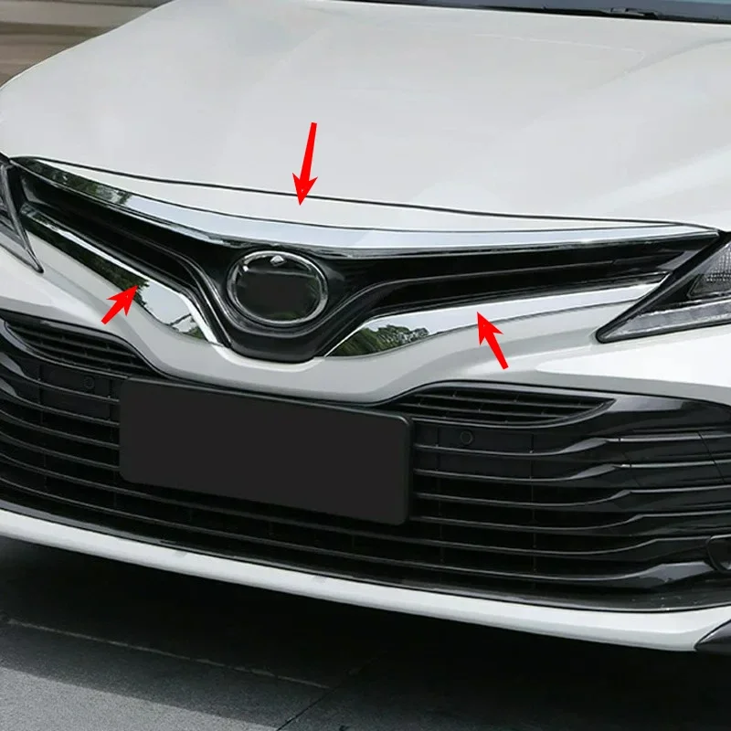 For Toyota Camry XV70 8th Generation 2018-2021 Car Head Front Face Hood Bonnet Air Intake Vent Airscoop Grille Trim