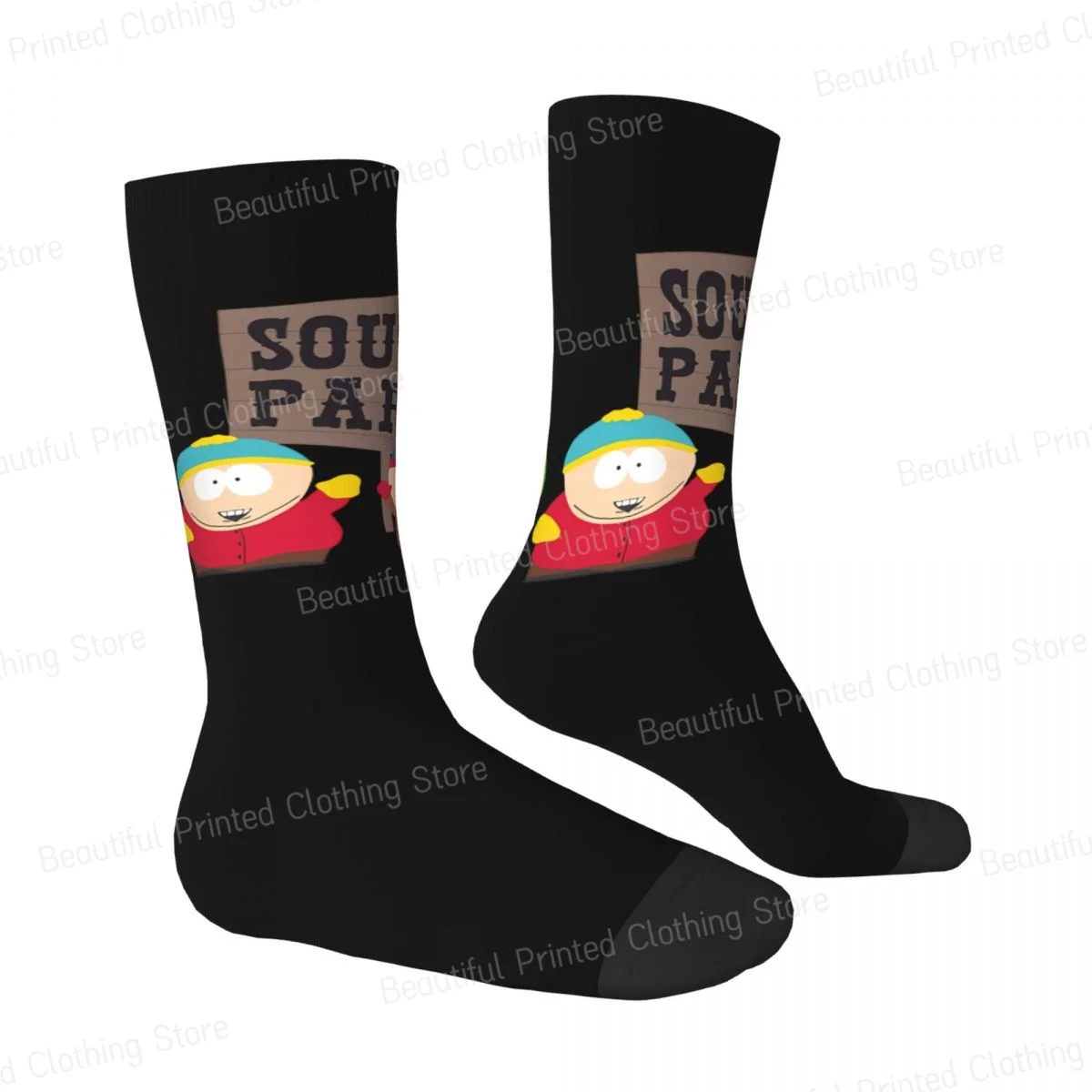 S-southpark Theme S-southpark Theme Cartoon Character Men Women Happy Socks Cycling Novelty Four Seasons Stockings Gift