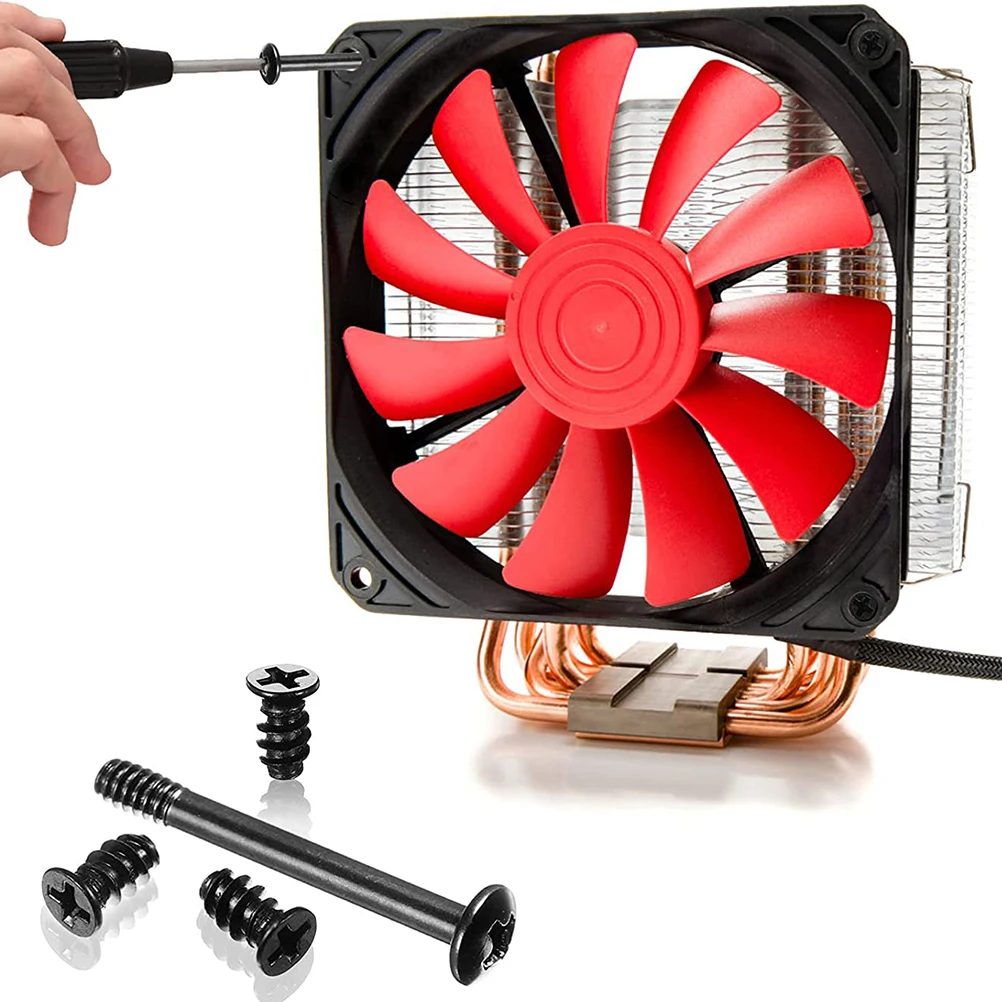 

Carbon Steel Screw Set Set Computer Case Fan Screw for Computer Chassis Case DIY Parts Accessories Replacement Hardware