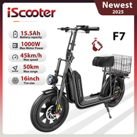 iScooter F7 48V 1000W E-Scooter 45km/h 50km Range App Control 16\