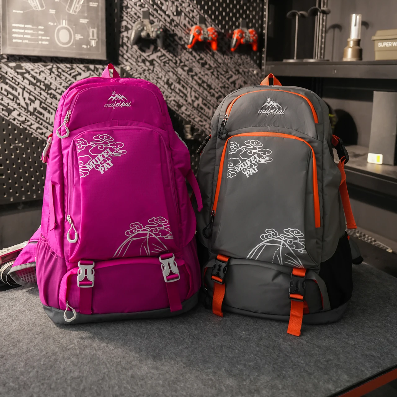 Waterproof Hiking Backpack Large Capacity Outdoor Rucksack Men Women Camping Trekking Travel Sports Daypack with Fashion Pattern