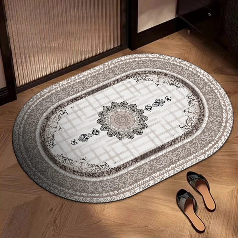 Diatom mud floor mat bathroom toilet special floor mat toilet bath shower door mat water absorption quick drying non-slip carpet