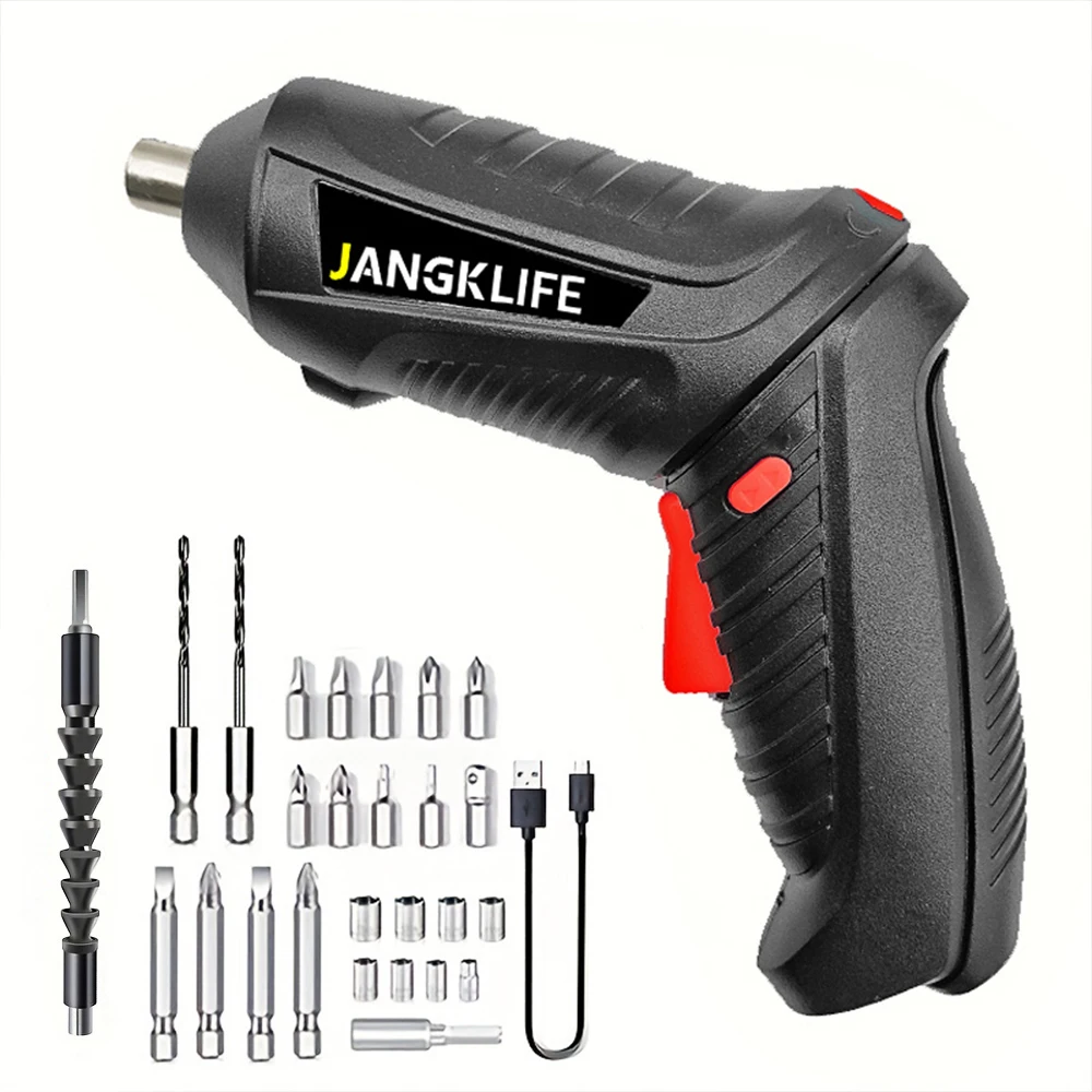 Electric Screwdriver Battery Rechargeable Cordless Screwdriver Powerful Impact Wireless Screwdriver Drill Electric Screw Driver