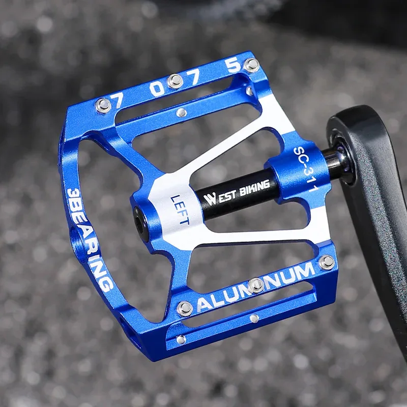 

Велосипедные педали West Rider MTB, легкие педали на платформе из алюминиевого сплава с 3 подшипниками для езды на горном велосипеде