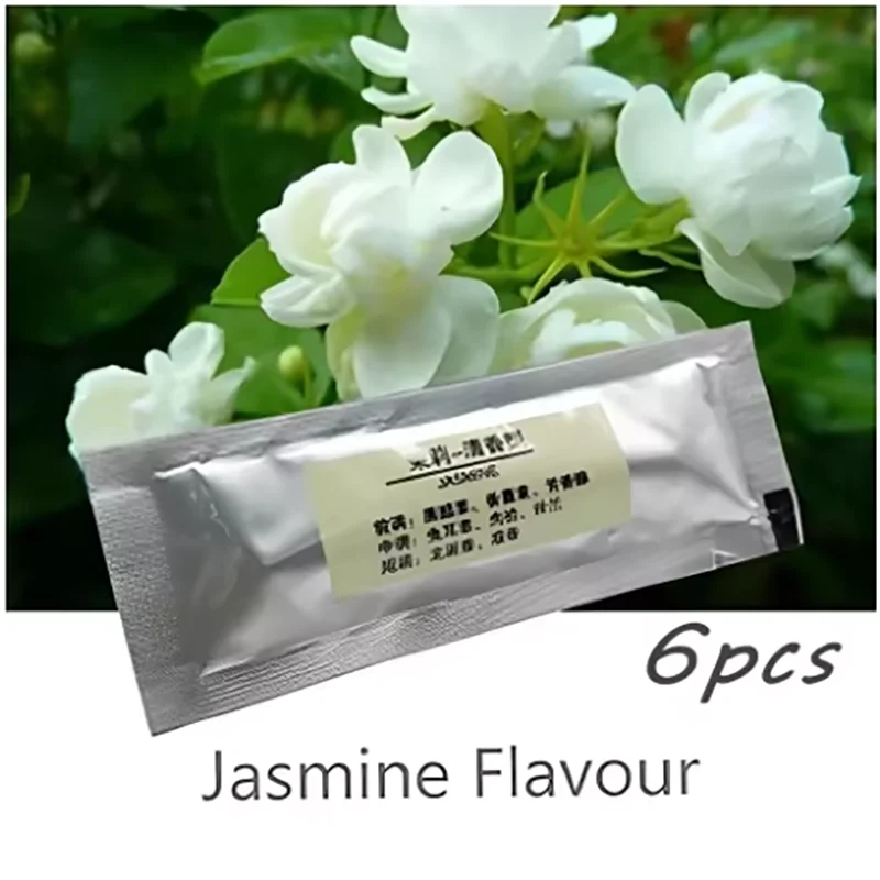 6Pcs Car aromatherapy stick refill bar PE fragrance replacement core Air outlet solid balm cotton perfume Accessories Lemon image 6