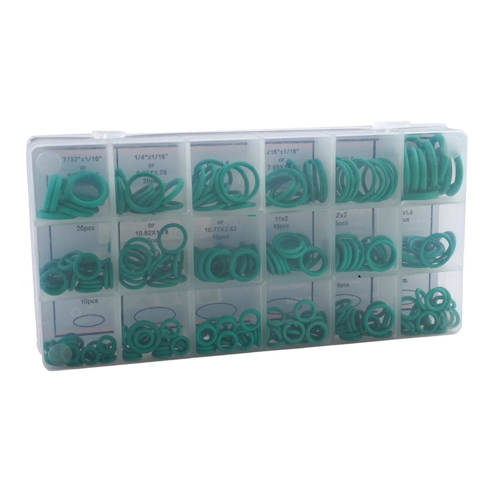 270Pcs Car Air Conditioning O-rings R134a Car Air Conditioning Seal Sealing Ring Set A/C System O-Ring Rubber O-Ring Gasket