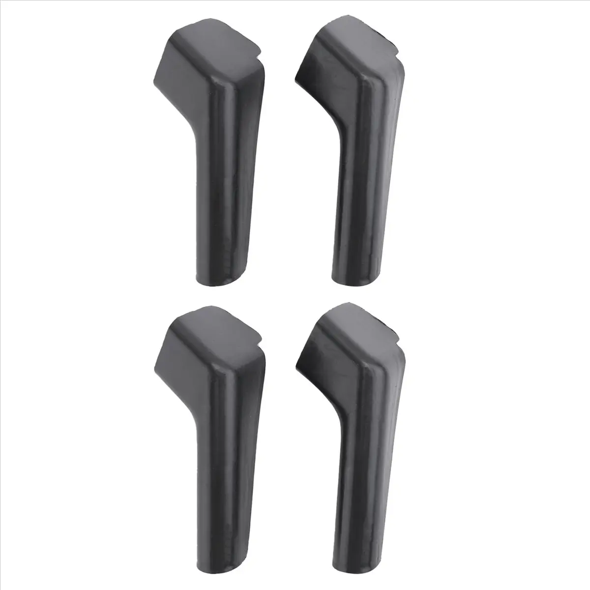 ABFW RV Gutter Spouts, RV Rain Gutter Downspout with Extensions, Rain Gutter Dwonspout Diverter 2 Right&2 Left Gutters Black