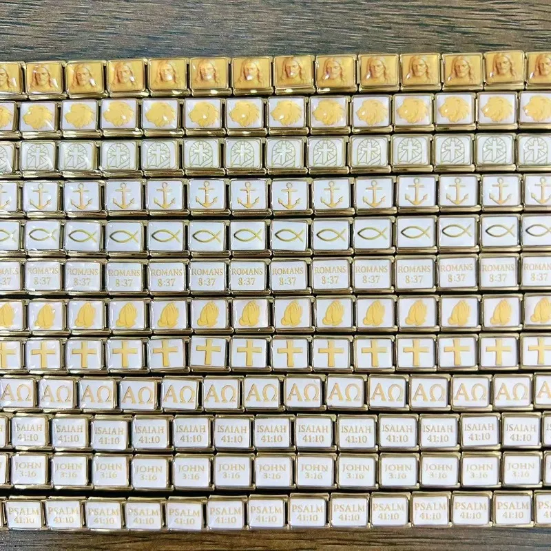 سوار سحر إيطالي من الفولاذ المقاوم للصدأ بتصميم السيد المسيح الجديد 2025 برابط 9 ملم هدايا مجوهرات للرجال والنساء يدوي الصنع - 6