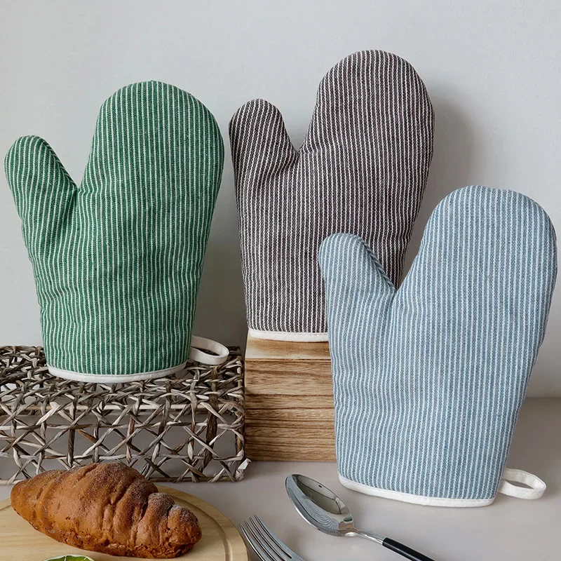 1Pcs Nordic-style Heat-resistant and Insulating Gloves for Household Microwave Ovens and Baking Ovens