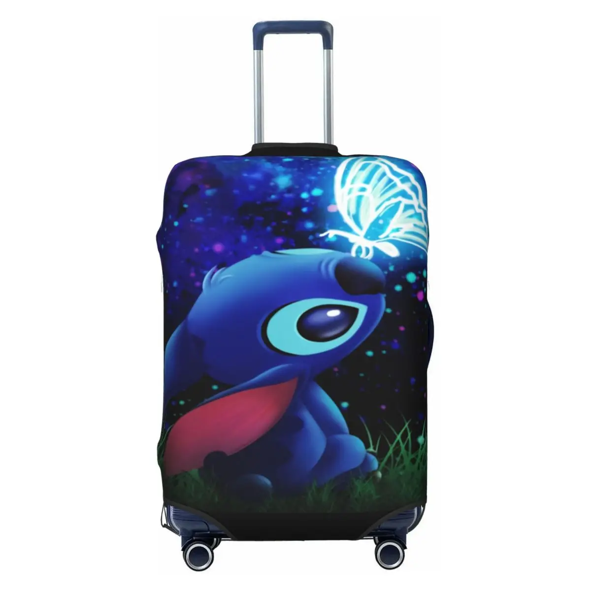 

Custom Custom Stitchs And Butterfly Luggage Cover Protector Dust Proof Funny Anime Travel Suitcase Covers