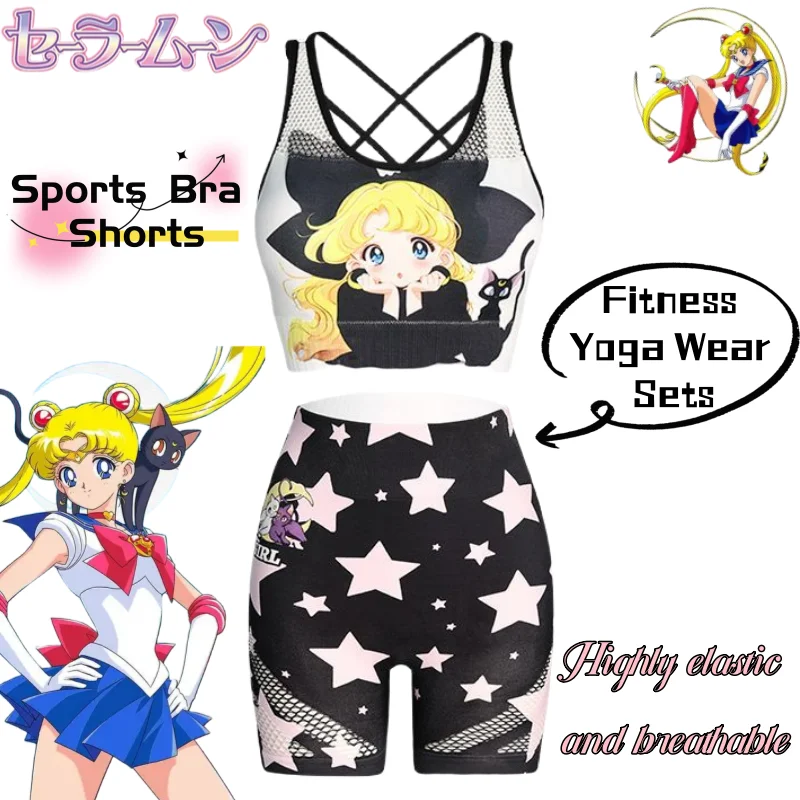 Yoga Fitness First - New Sailor Moon Tsukino Usagi cartoon