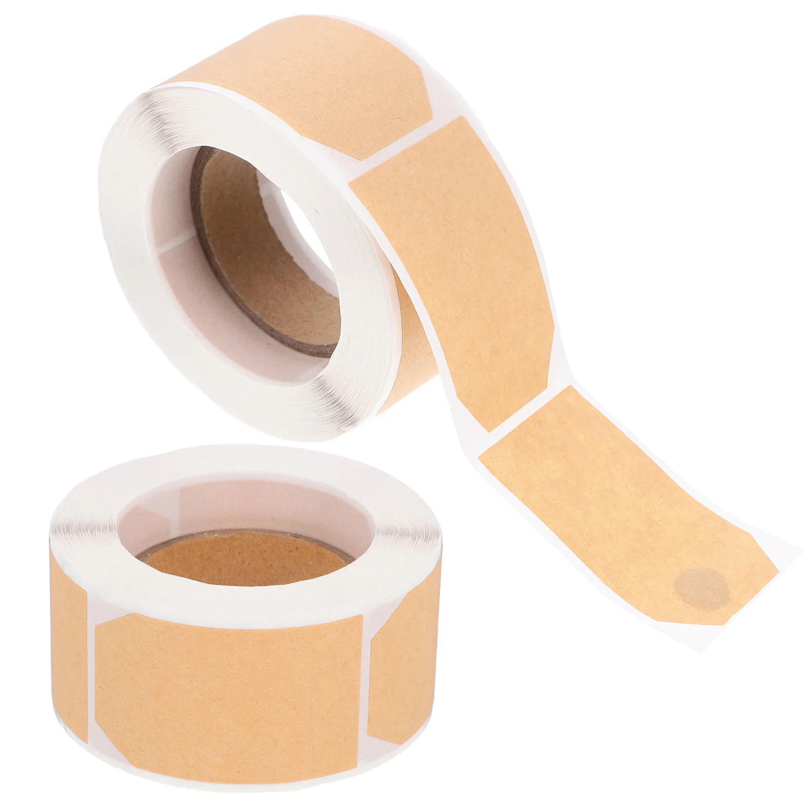 2 لفات فارغة كرافت ورقة تسميات ذاتية اللصق اسم العلامات لفرز ملصق ورقة تسميات ملصقات للتسمية متعددة الأغراض للمنزل #2