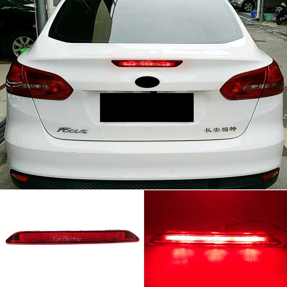 High Level Additional Brake Light For Ford Focus 3 III 2012 2013 2014 2015 2016 2017 Sedan Tail Stop Signal Lamp Car Accessories