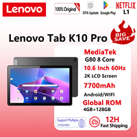 Original Lenovo Tab K10 Pro Global Rom 10.6 inch 60Hz 2K IPS Mediatek G80 Wifi 7700mAh 4GB 128GB M10 Plus Android Tablet 2025