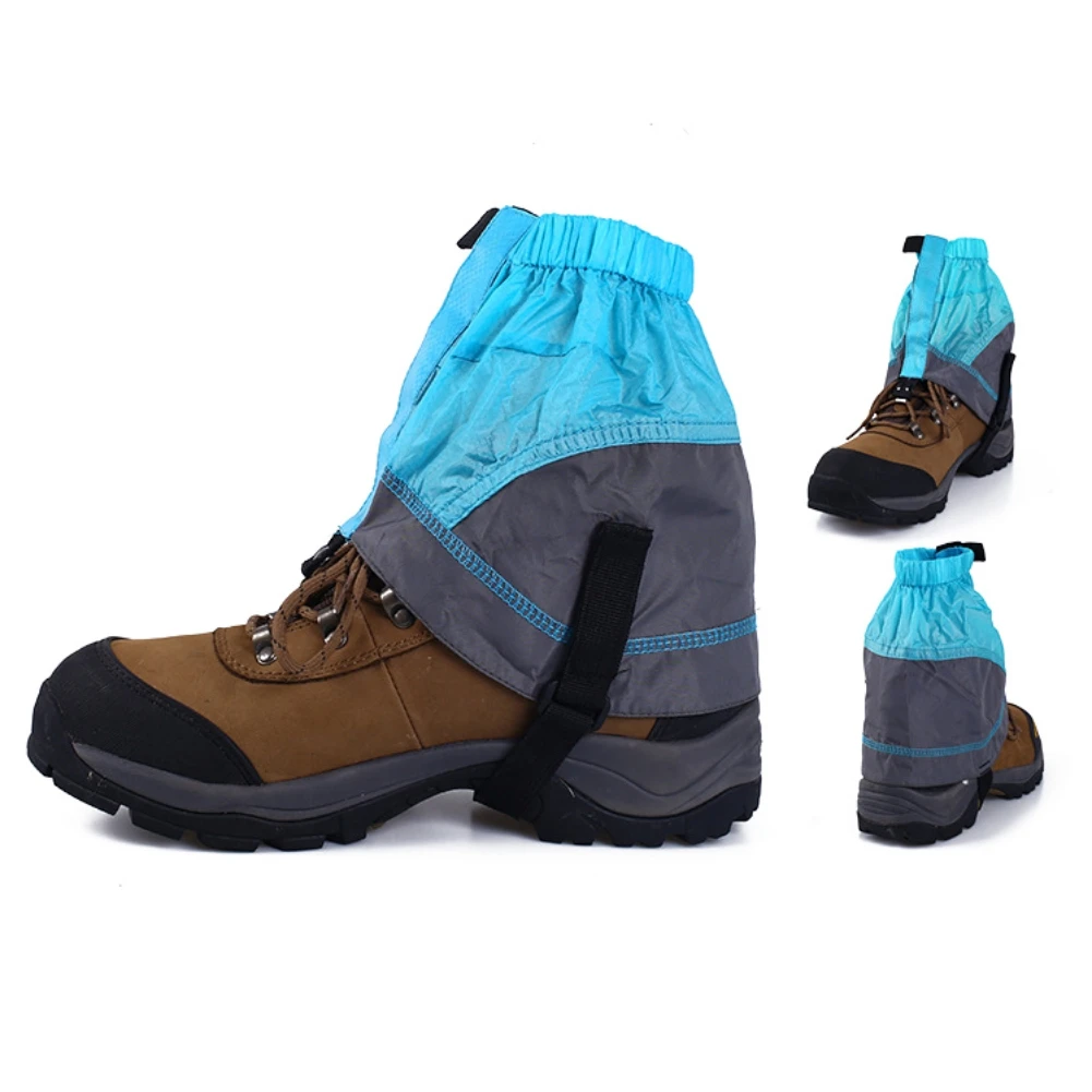 2 Pcs/Pack Outdoor Silicon Coated Nylon Snow Leg Gaiters Waterproof Legging Protection Guard Shoes Boots Cover Leg