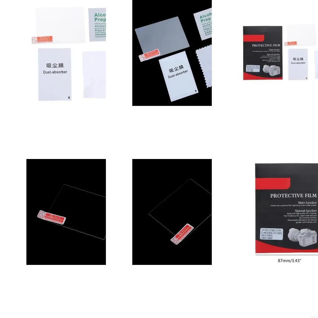 Q6PA Screen Protector Tempered Glass Camera LCD Guard Cover Film For D7100 D750
