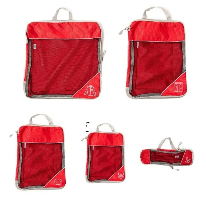 

Mesh Visual Luggage Storage Sorting Storage Bag Travel Compressible Storage Bag Storage Bag Set with Shoe Bag