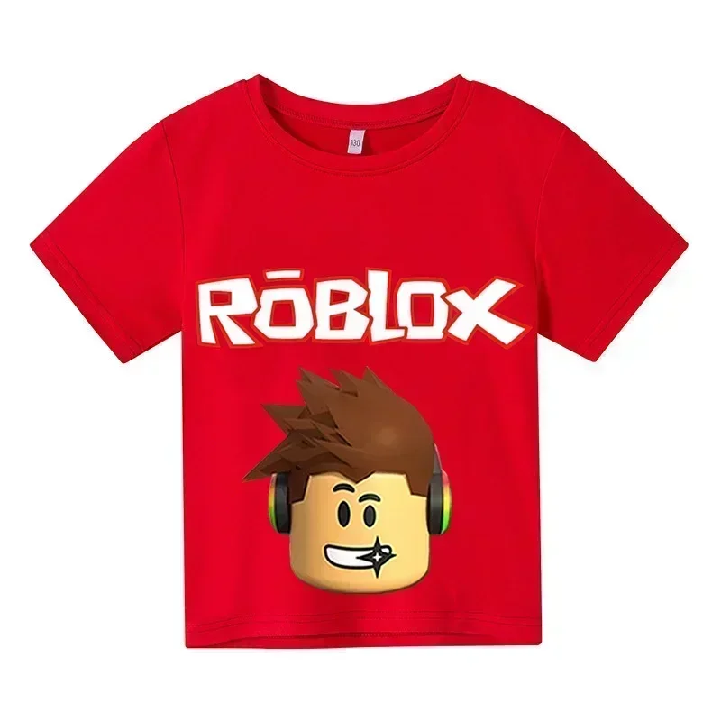 New robloxing T-shirt Kids Sweatshirt Kids Short Sleeve Boys Girls Clothing Summer Short sleeve ages 3-12