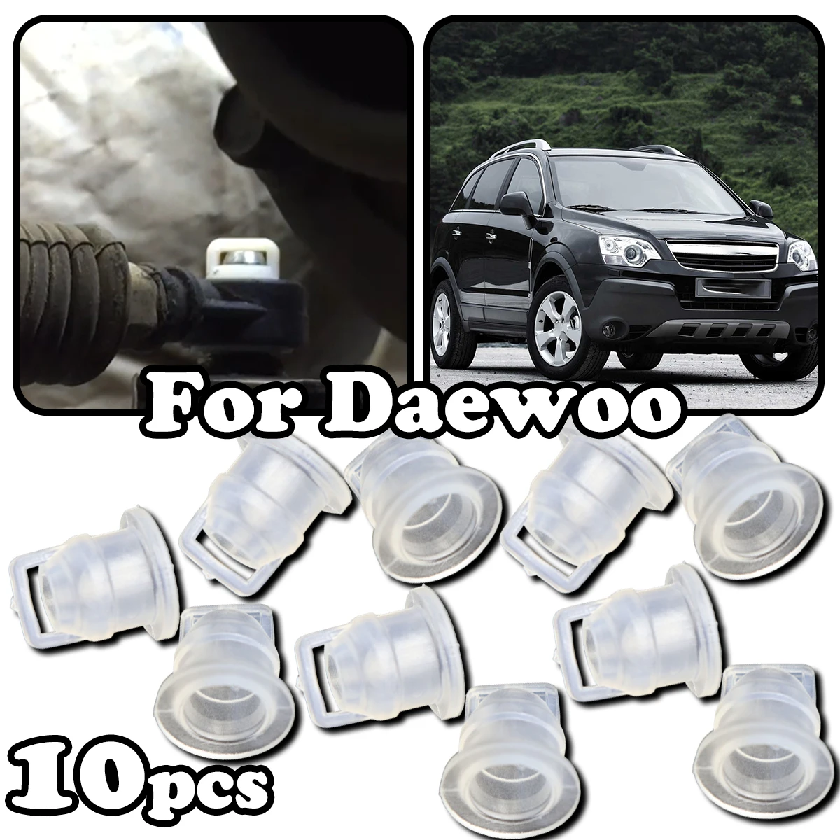 

10pcs Gear Shift Cable Bushing Auto Gearbox Line Rubber Sleeve Car Accessories For Daewoo Tosca Winstorm MaXX 2008 2009 - 2011