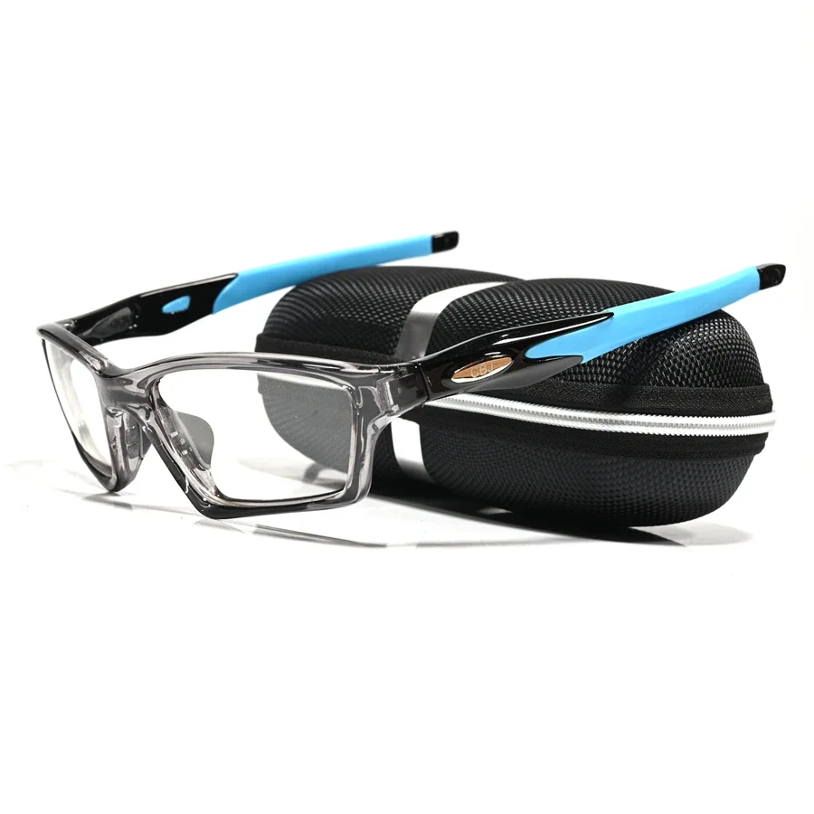 Cubojue Grey Sport Eyeglasses Frame Male Women TR90 Glasses Men Driving Outdoor Windproof Spectacles for Prescription Optical