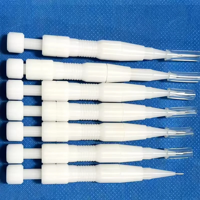 0.7mm-1.2mm Hair Follicle Implanting Pen, Plastic Hair Transplant Pen, Hair Transplant Tool Accessories 1/5/10pcs