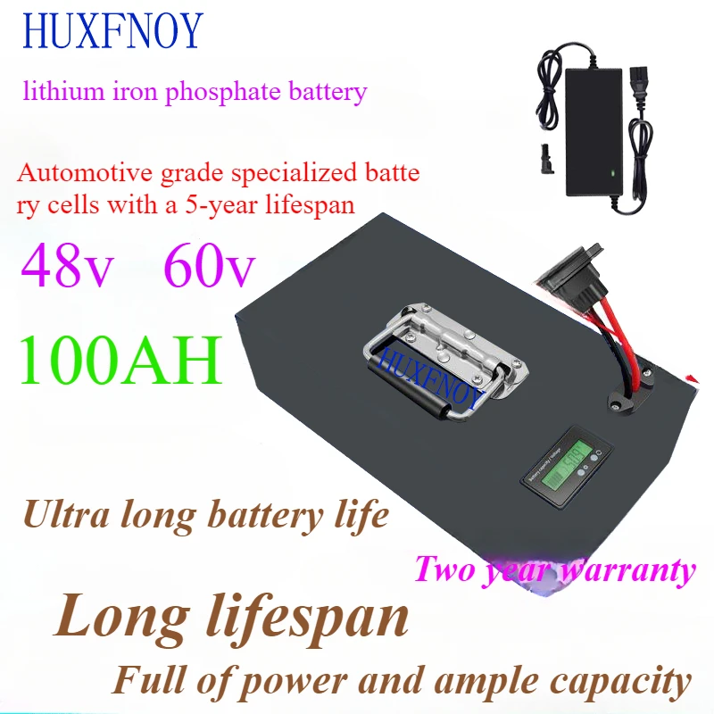 Golf Electric Vehicle Full Set of Original National Standard Lithium Phosphate Battery Pack 48V 60V Large Capacity 100Ah