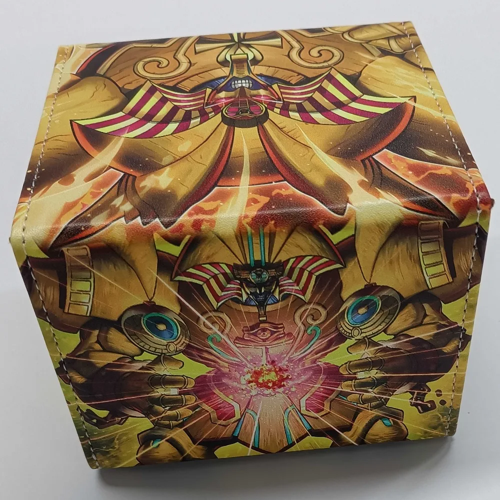Suitable for Yu-Gi-Oh! The Legendary Exodia Incarnate Theme Card Box Magnetic Leather Game Collection Card Exodia Storage Box