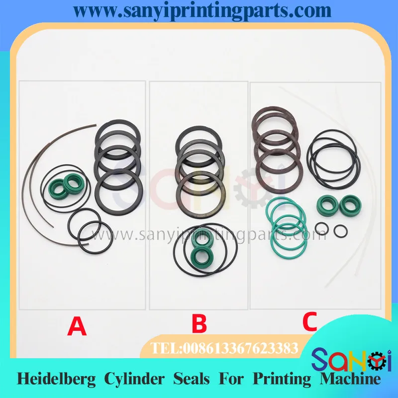 M4.335.007 M2.184.1011 G2.184.0020 L2.335.071 L2.335.032 Heidelberg SM74 SM52 Cylinder Seals For Printing Machine
