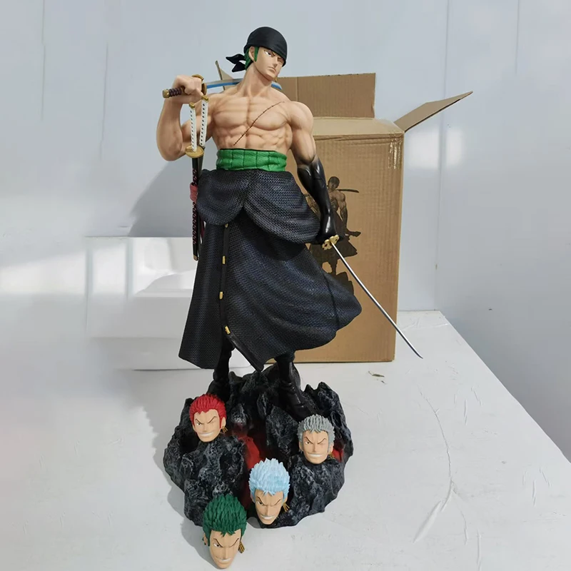 

В наличии 50 см цельный аниме нож для переноски Ророноа Зоро 5 сменные головки статуя модель фигурка Коллекционные украшения игрушки